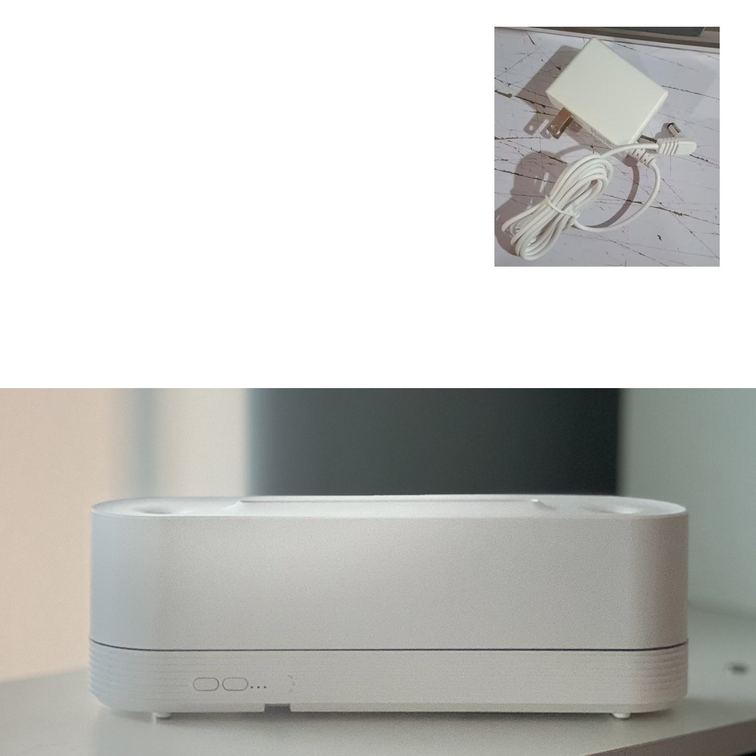 FlameGlow Ultrasonic Aroma Diffuser with 7-Color LED & Cool Mist