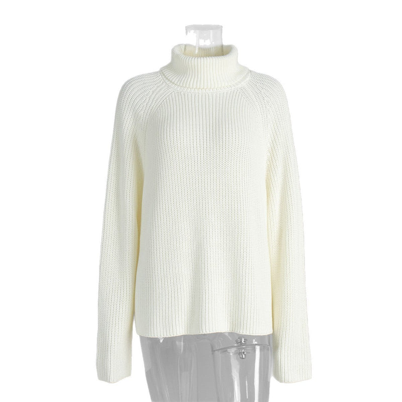 White Pullover Sweater For Women