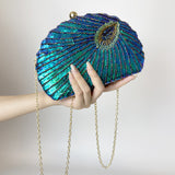 Women's Vintage Beaded One-shoulder Handbag