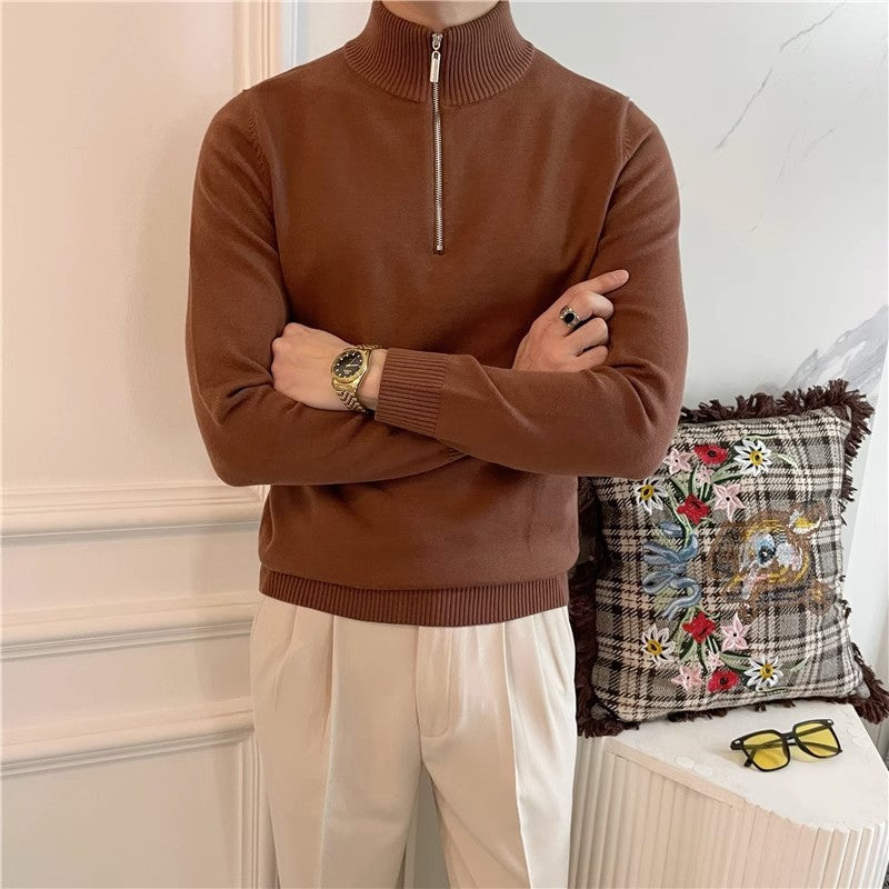Men's Half Pullover Sweater