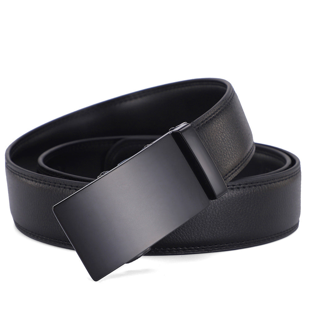 Men's Automatic Buckle Cowhide Belt