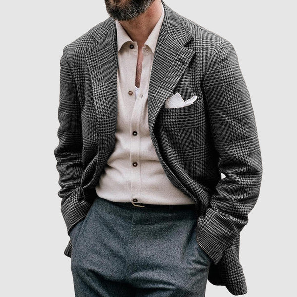 Men's Double Button Suit Jacket
