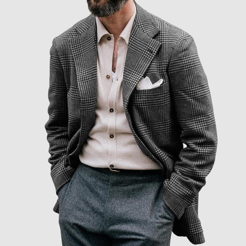 Men's Double Button Suit Jacket