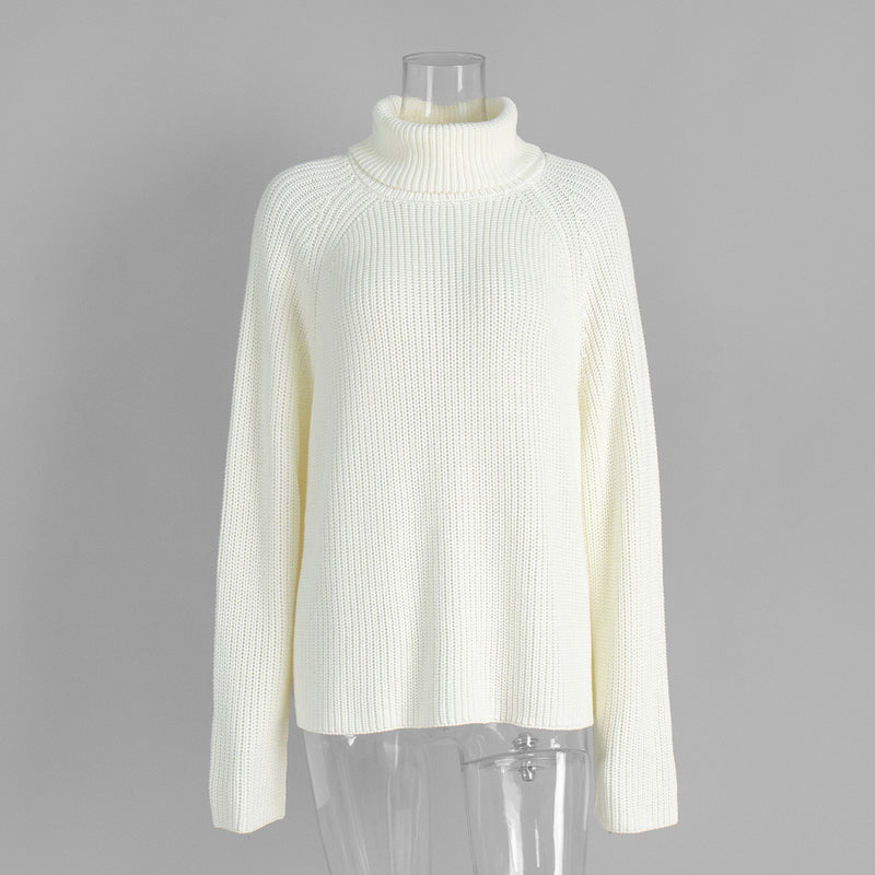 White Pullover Sweater For Women