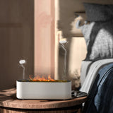 Flame Air Humidifier Ultrasonic 7 Colors Aroma Diffuser LED Cool Mist Maker