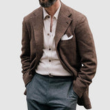 Men's Double Button Suit Jacket