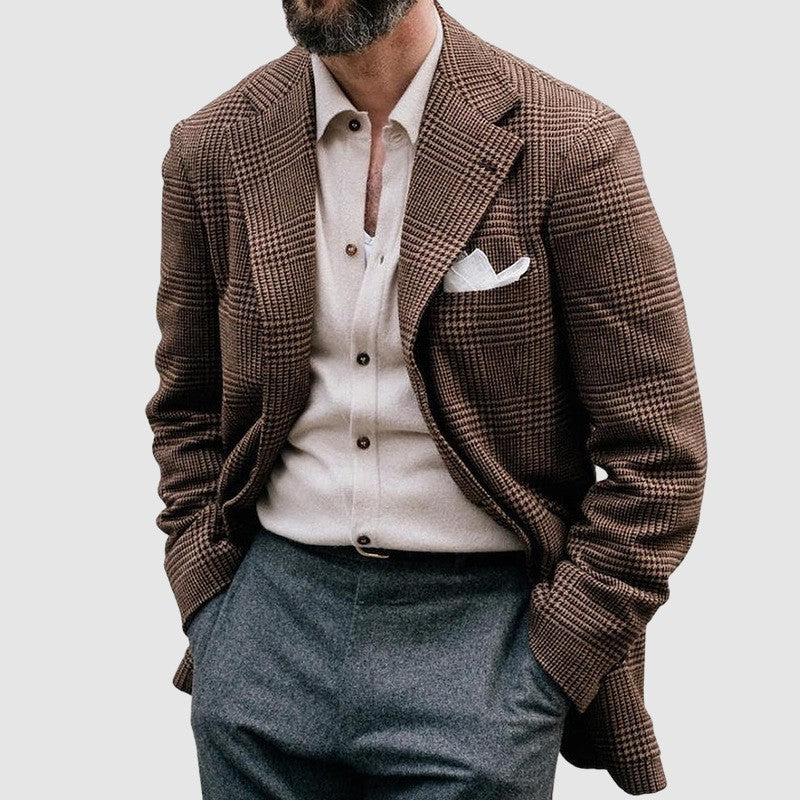 Men's Double Button Suit Jacket