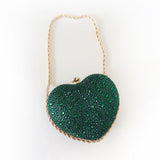 Women's Diamond Heart-shaped Shoulder Messenger Bag