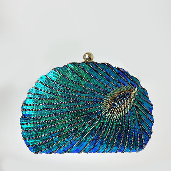 Women's Vintage Beaded One-shoulder Handbag