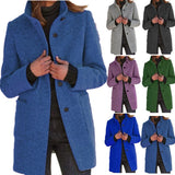 Casual Wool Coat With Pockets